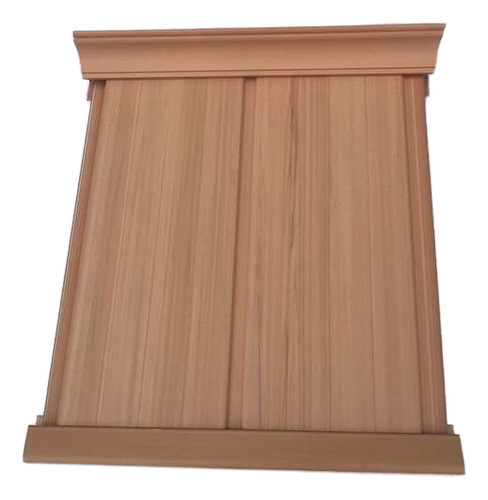 Forro De Pvc Mogno Claro C/ 6,00m (1,00m²) 1