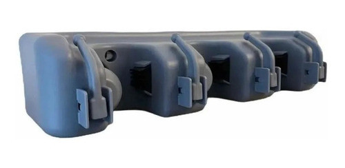 Organizador Triple Soporte Cuelga Escobas Ganchos Escobero 1