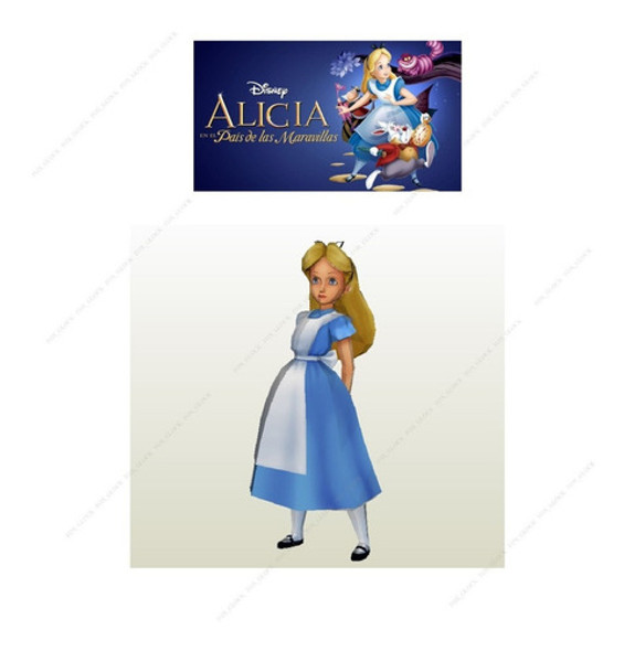 Alicia En El Pais De Las Maravillas Figura 35 Cm Papercraft 0 Alicia En El Pais De Las Maravillas Figura 35 Cm Papercraft 0