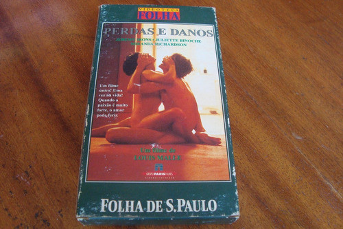 Videoteca Folha Logo Branco 9 / Perdas E Danos / Louis Malle 0