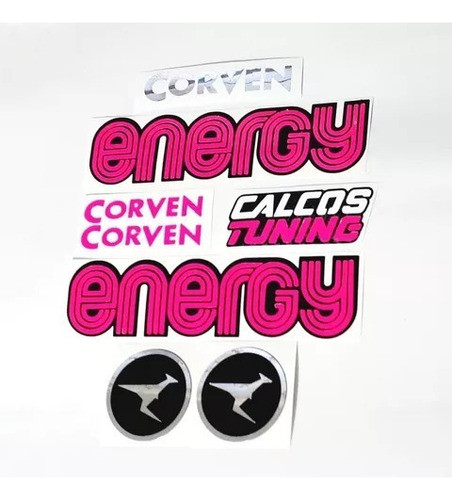 Calcos Corven Energy 110 2022/2023. Colores Fluor 0