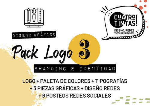 Diseño De Logo E Identidad Pack 3 Full 0