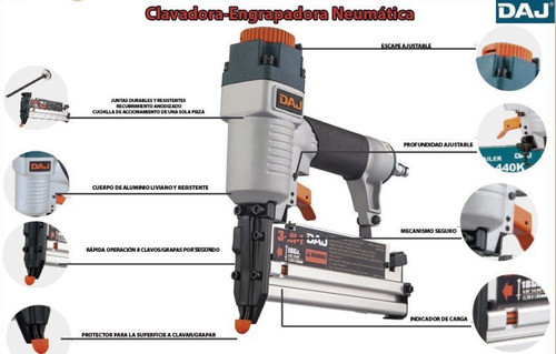 Clavadora Neumatica Daj Truper Xagd50 18 A 50mm- Ynter 1