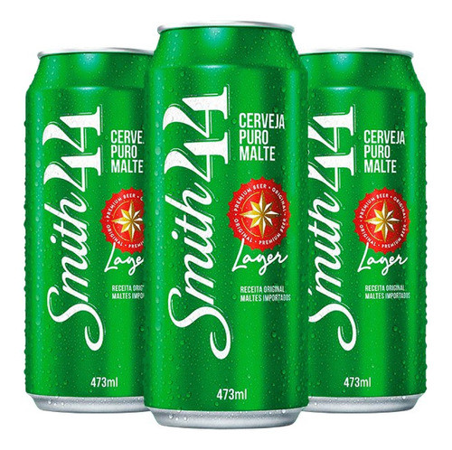 Cerveza Smith 44 473ml (lata) Lager Funda 12u Suchinasa 0