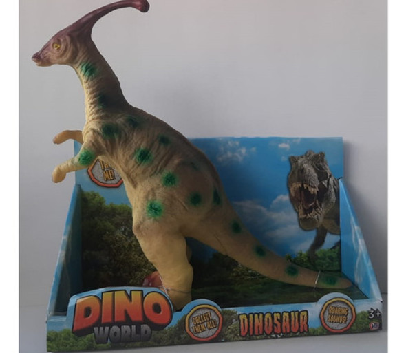 Dinosaurio Grande De 30cm Con Sonido Kreker 1