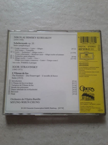 Rimsky Korsakov Stravinsky - Scheherezade Suite - Cd / Kktus 1