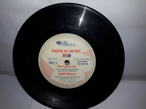 Compacto S/capa Pepsi Is Music 1985 0