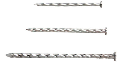 Clavos Para Deck 3'' X1kg -plana- Espiralados- Anticorrosivo 0