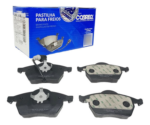 Kit X4 Pastillas De Freno Cobreq Vw Bora Golf 1.8t 0