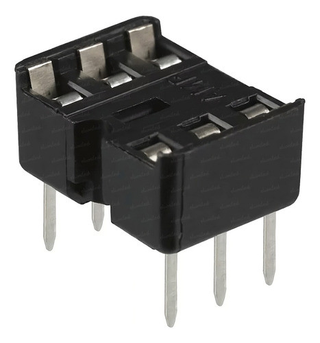 50 Zocalos Circuito Integrado 6 Pines 2x3 Dip6 7.62mm) 0