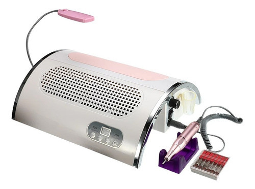 Torno Para Uñas 4 En 1  Aspirador Y Lampara Led Profesional 0