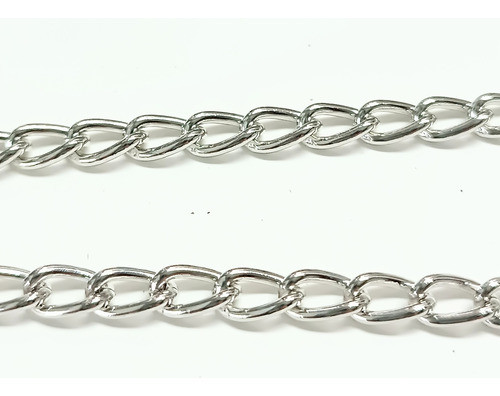 10 Metros Cadena Aluminio Niquelada 1