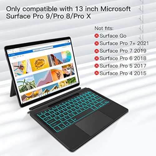 Xiwmix Funda Tipo Cubierta Para Microsoft Surface 1