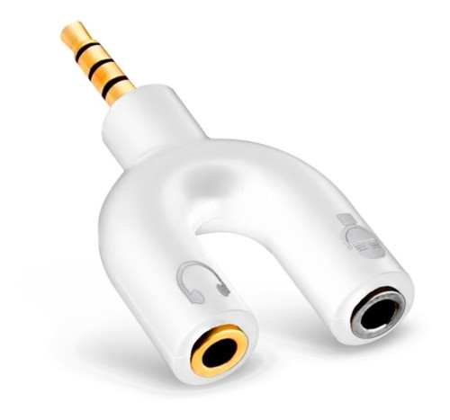 Adaptador  Audio Y Mic 3,5mm Pc Ps4 Celular De Calidad Hamc 0