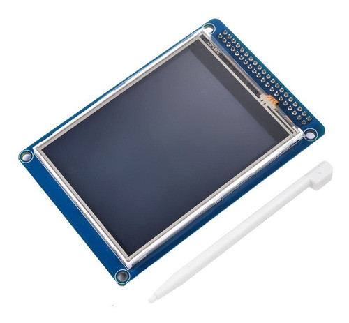 Display Lcd Tft 3.2 240x320 Touch Com Caneta Touch 40 Pinos 1