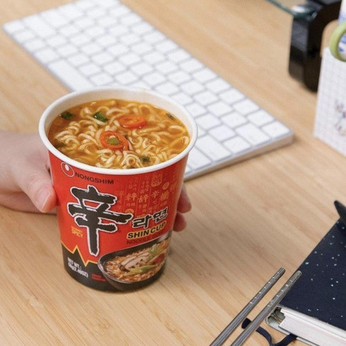 Kit 12 Lamen Coreano Shin Copo Shin Ramyun Cup Noodle 68g 1