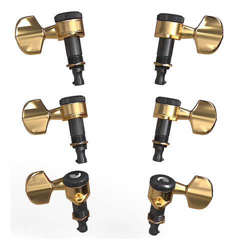 D'addario Accesorios Auto-trim Tuning Machines, 3 + 3 Setup, 1