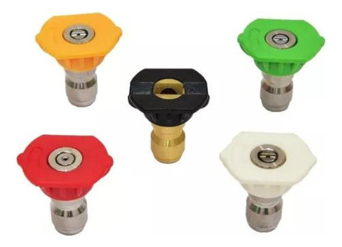 Kit Picos Hidrolavadora Acople Rápido Foam Lance 5 Unidades 1