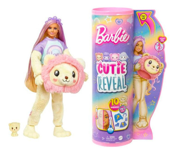 Barbie Cutie Reveal - Leon - 10 Sorpresas Mattel - P3 1