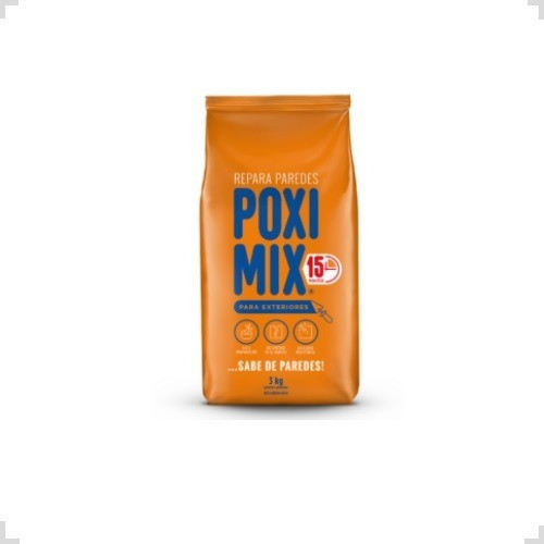 Mezcla Adeshiva A Base De Cemento 3kg Exterior Poximix 0
