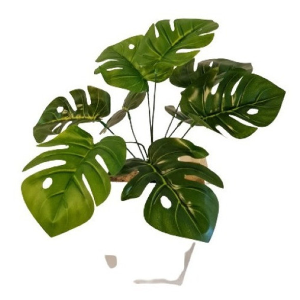 Planta Artificial Monstera 32 Cm Deco Premium Pack X 3 Unid 0