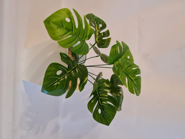 Planta Artificial Monstera 32 Cm Deco Premium Pack X 3 Unid 1