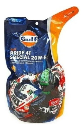 Aceite Gulf Mineral 20w50 Doy Pack 1 Lt.  ! Gb Motos 0