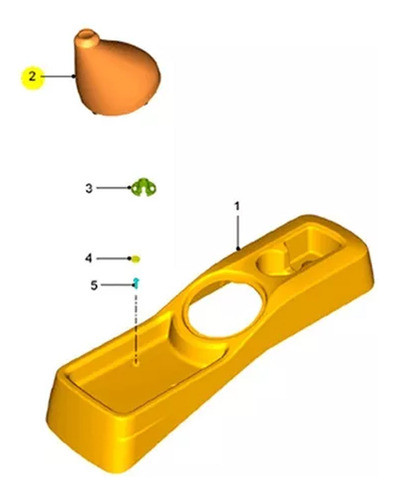 Fuelle Palanca De Cambio Ford Cargo 1722 1517 1