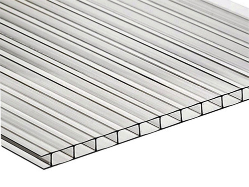 Placa Policarbonato Alveolar 1.05x5.8mts Cristal 8mm Import 0