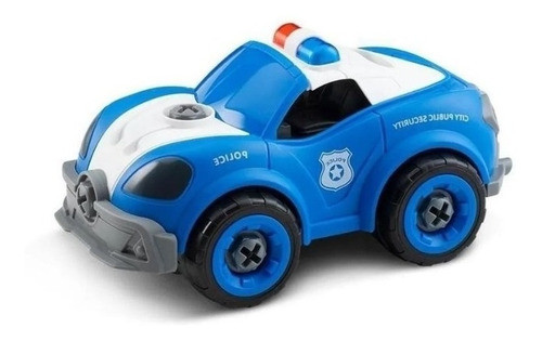City Machine Carrinho Viatura Policial Multikids -  Br1083 0