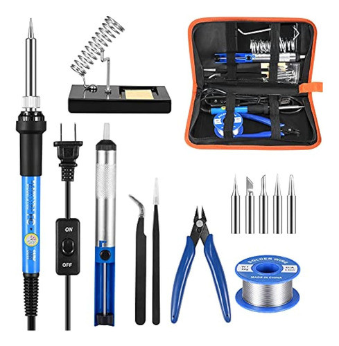 Kit De Soldador Electrónico, Herramientas De Soldador De 60 0