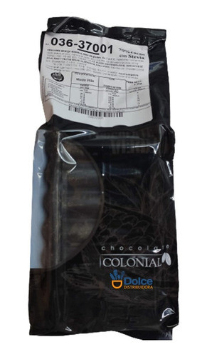 Chocolate Colonial Amargo 70% Cacao Sin Azucar 1 Kg Sin Tacc 0