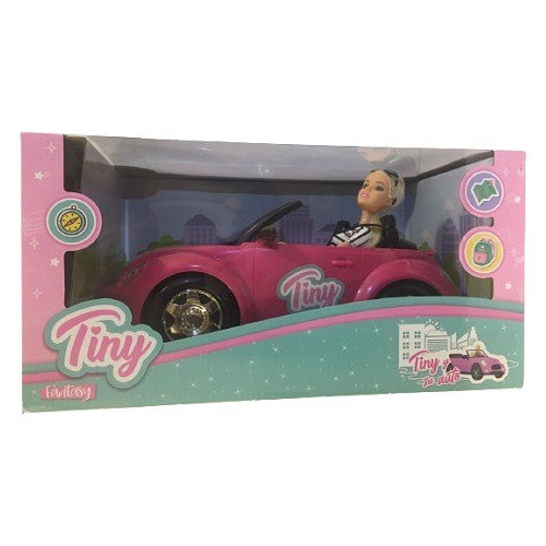 Muñeca Tiny Con Su Auto 0