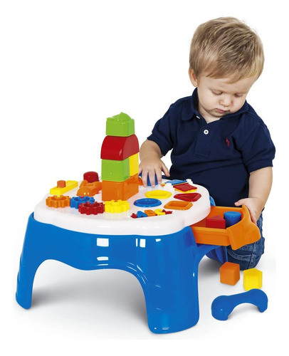 Play Time Mesa De Atividades Azul - Cotiplas 0