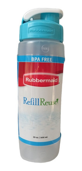 Botella Reutilizable Rubbermaid 600ml Libre De Bpa Febo 0