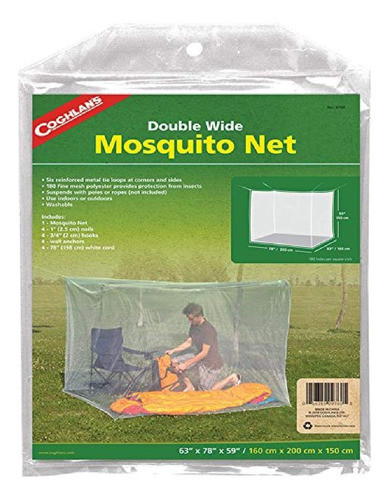 Mosquitero Rectangular Para Bebes, Camping, Hogar - Blanca 0