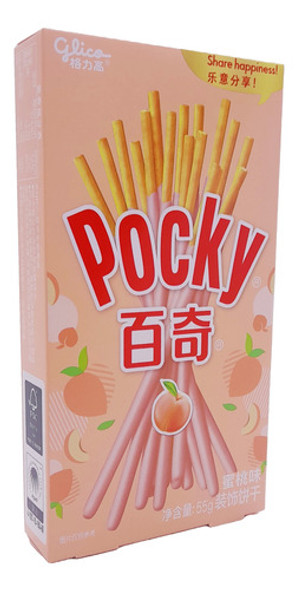 Pocky Palitos Sabor Durazno 55 Gr 0