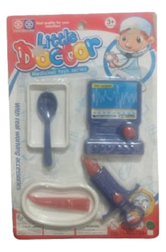 Set De Doctor Medico Con Computadora Jeringa  Accesorios 0
