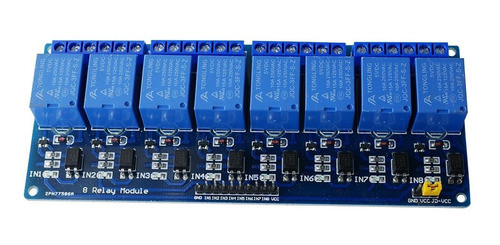 Modulo Relay Rele De 8 Canales 5v 10a Desarrollo Pic Avr 1