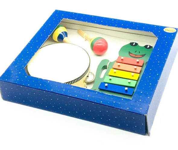 Set De Musica Para Niños Denver Dp544 Set Percusion Infantil 0
