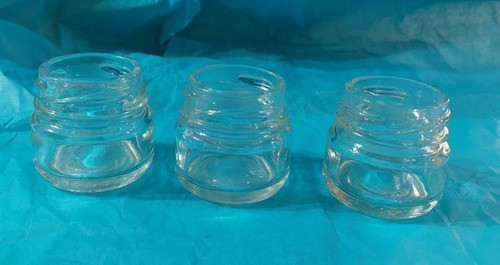 Set 37 Un Frasco De Vidrio Sin Tapacapacidad 30 Gramos 0