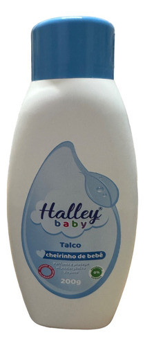 2 Talco Halley Bebê Azul Com 200g A Unidade 1