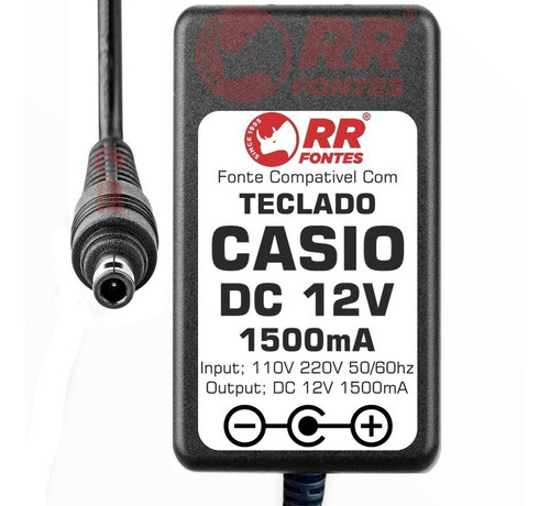 Fonte Compativel Com Casio Ad-a12150lw Bivolt Automatica 0