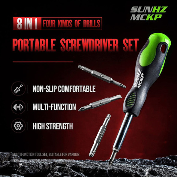 Destornillador 8 En 1 Multiuso Puntas Alta Resistencia 1 Destornillador 8 En 1 Multiuso Puntas Alta Resistencia 1