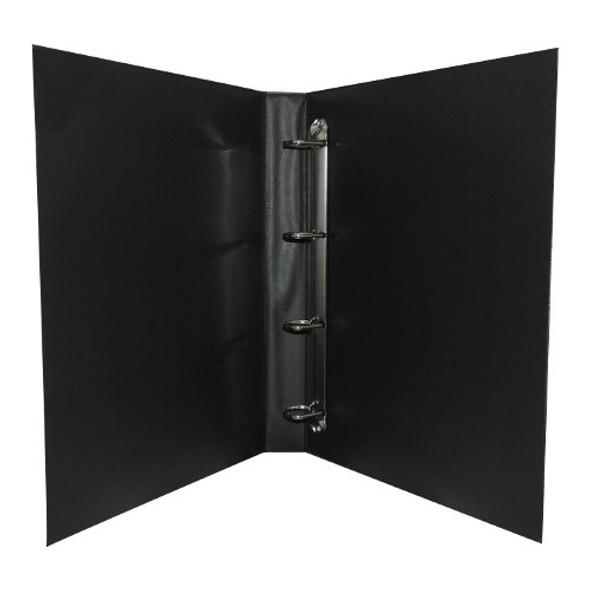 Kit 2 Pastas Fichários 1/4 Preta 190mm X 245mm - Dac 1