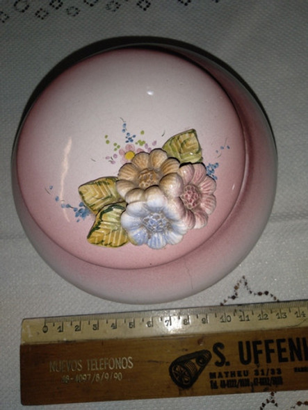 Antiguo  Alhajero En Porcelana 0