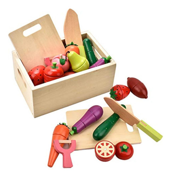 Carlorbo Comida De Madera Para Niños De Cocina - 0