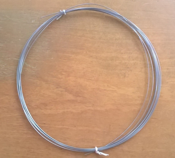 2 Metros Arame Inox Duro Aisi 302 Mola 0,9mm.  Leia O Texto 0