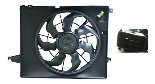 Electroventilador C/sopor Hyundai I10 08-11 1.2 Nafta C/aire 0