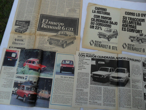 Renault 6 R6 1979 1978 Revista No Folleto Manual 0